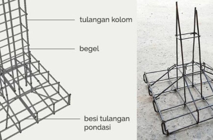 Cara Menghitung Kebutuhan Besi untuk Pondasi Cakar Ayam
